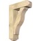 Ekena Millwork Funston Craftsman Rough Sawn Bracket w/ Offset Brace, Douglas Fir, 8"W x 26"D x 38"H BKT0806X26X38FST04RDF - alternate 1